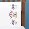 Herrschners Spring Showers Pillowcase Pair Stamped Cross-Stitch